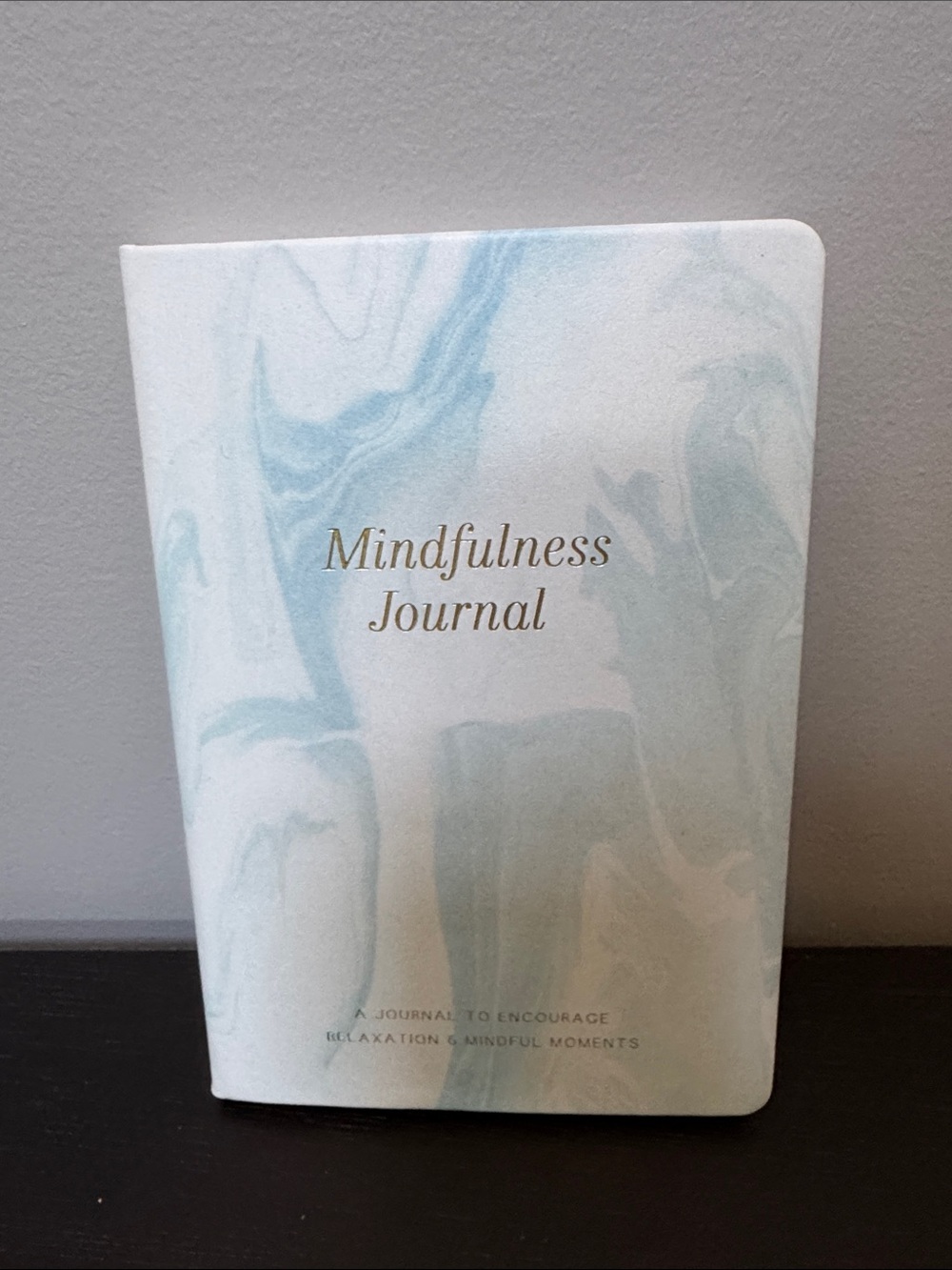 Mindfulness Journal - Marble Blue & Cream Cover